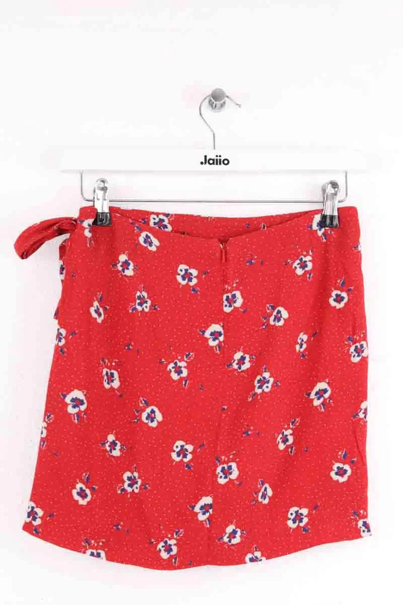Jupe Sézane Rouge en Viscose