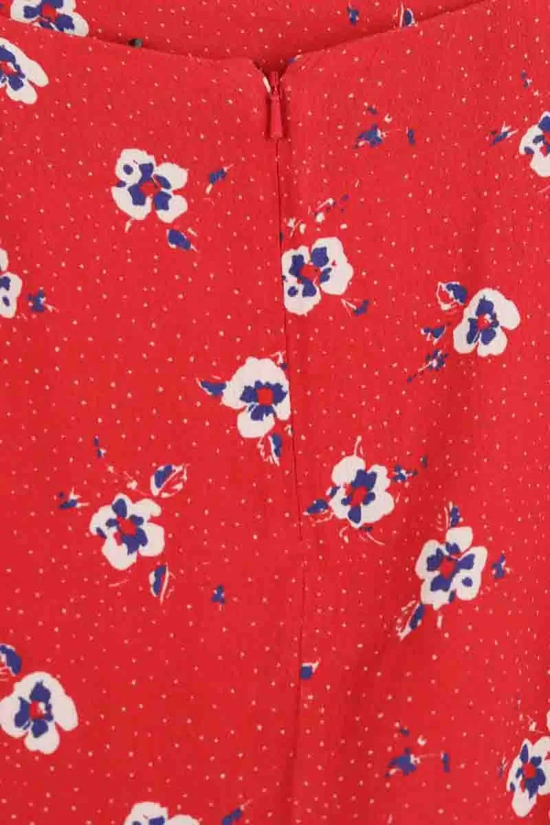 Jupe Sézane Rouge en Viscose