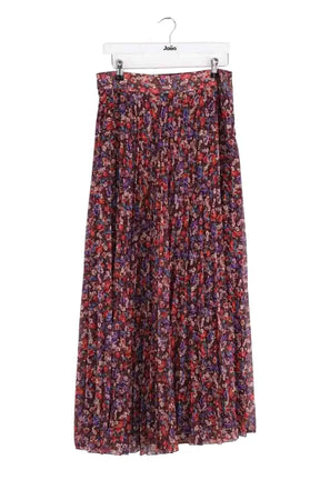 Jupe Sézane Violet en Synthétique, taille L - Seconde Main
