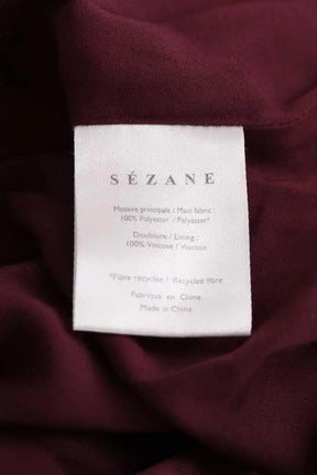Jupe Sézane Violet en Synthétique
