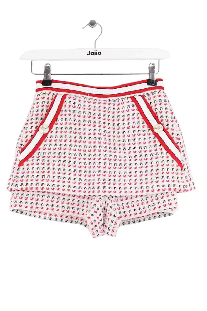 Jupe-short Maje Blanc en Coton, taille XS - Seconde Main