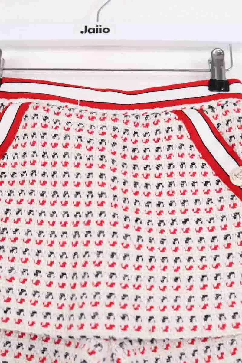 Jupe-short Maje Blanc en Coton