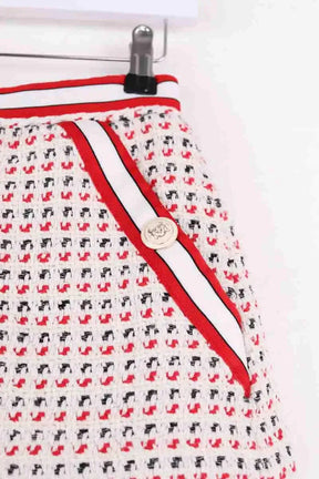 Jupe-short Maje Blanc en Coton