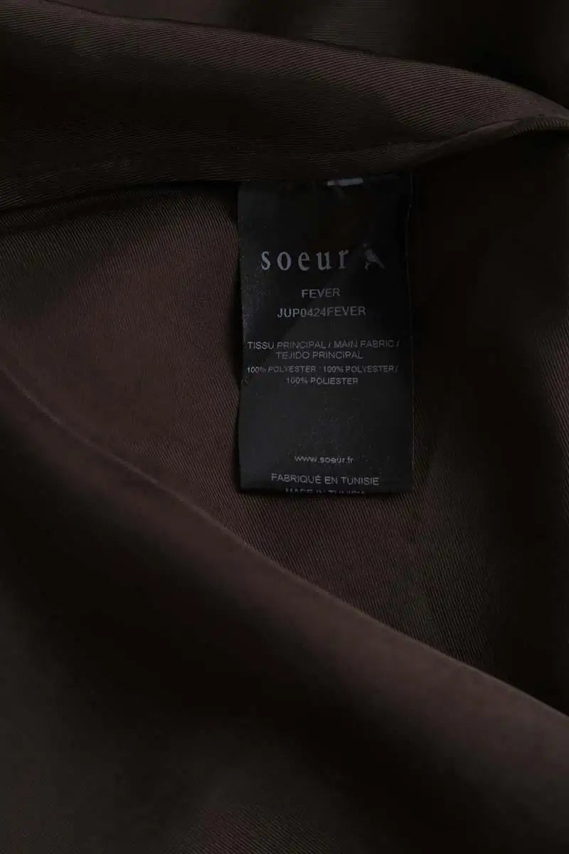 Jupe Soeur Fever Kaki en Synthétique