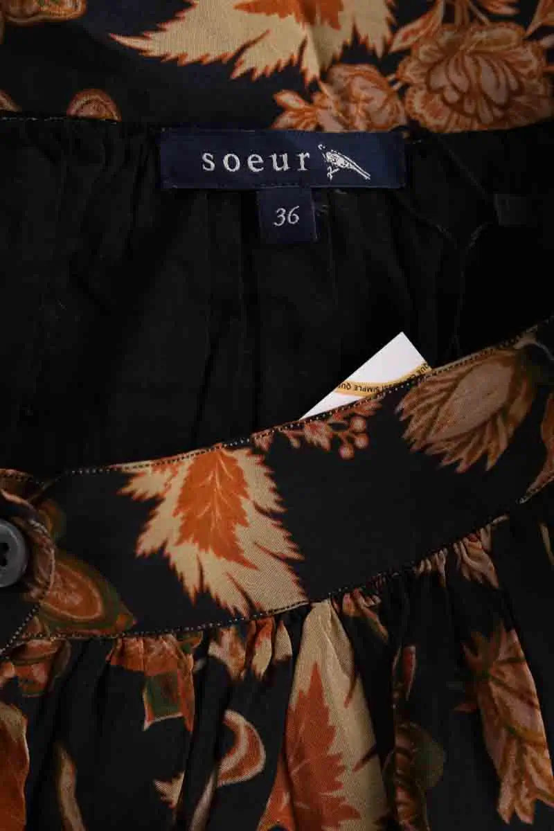 Jupe Soeur Noir en Viscose