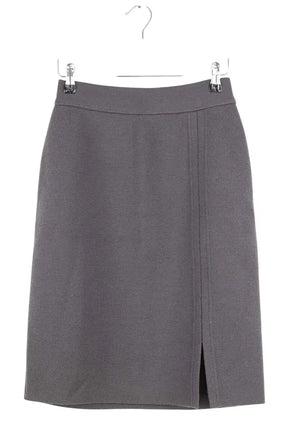 Jupe Sonia Rykiel Gris en Laine, taille S - Seconde Main
