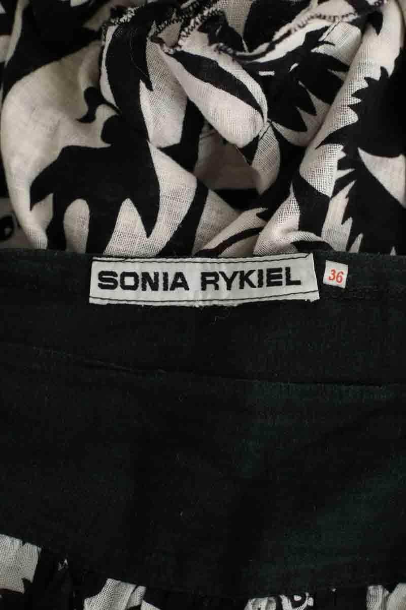 Jupe Sonia Rykiel Noir en Viscose