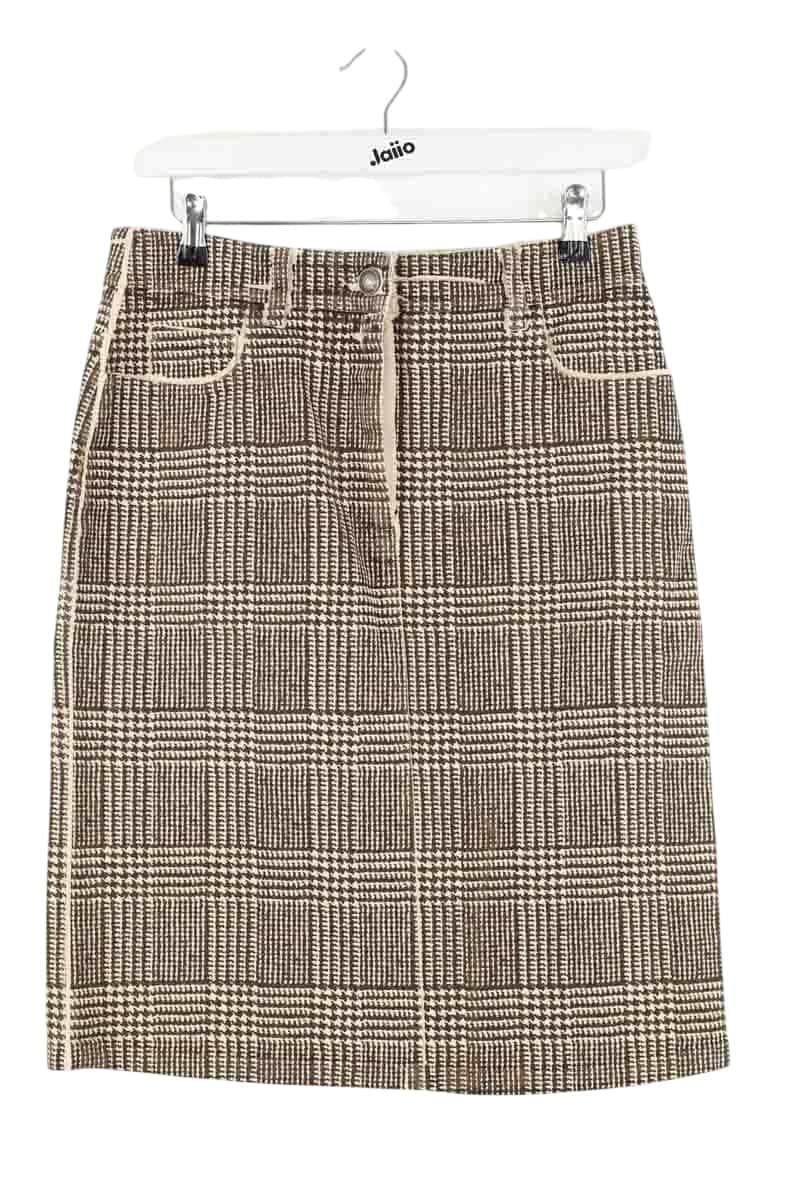 Jupe Sportmax Marron en Coton, taille L - Seconde Main