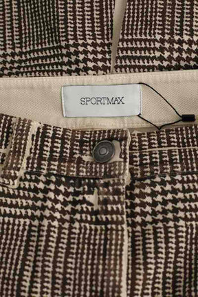 Jupe Sportmax Marron en Coton