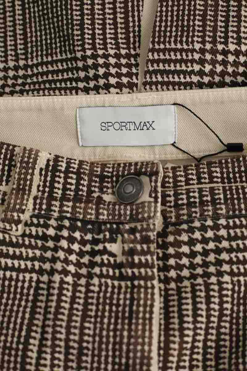 Jupe Sportmax Marron en Coton
