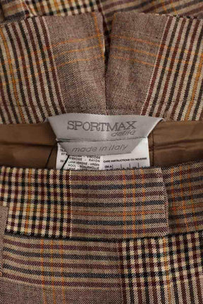 Jupe Sportmax Marron en Viscose
