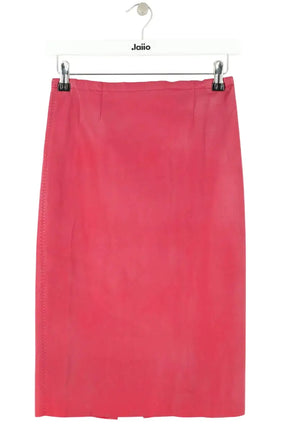 Jupe Stouls Rose en Cuir, taille S - Seconde Main
