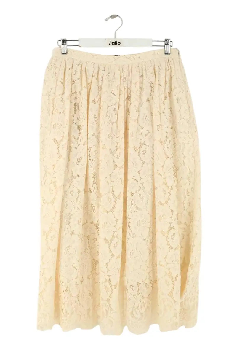 Jupe Tara Jarmon Beige en Coton, taille XL - Seconde Main