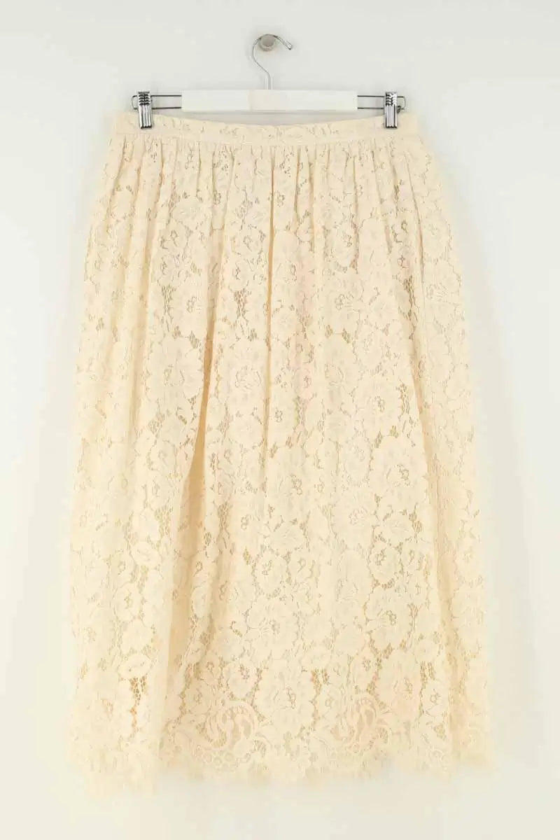 Jupe Tara Jarmon Beige en Coton