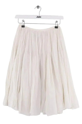 Jupe Tara Jarmon Blanc en Coton, taille S - Seconde Main