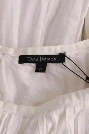 Jupe Tara Jarmon Blanc en Coton