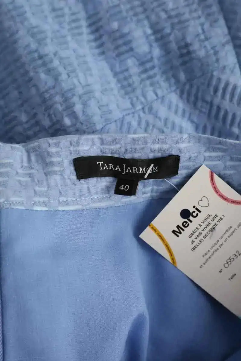 Jupe Tara Jarmon Bleu en Coton