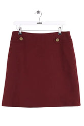 Jupe Tara Jarmon Bordeaux en Laine, taille L - Seconde Main