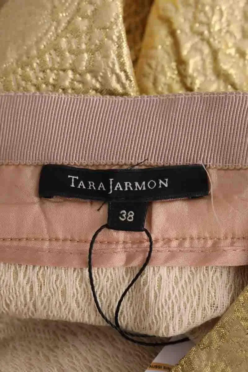 Jupe Tara Jarmon Doré en Coton