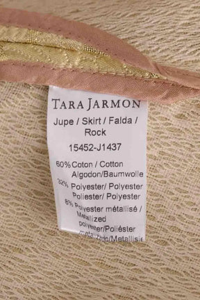 Jupe Tara Jarmon Doré en Coton