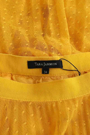 Jupe Tara Jarmon Jaune en Synthétique
