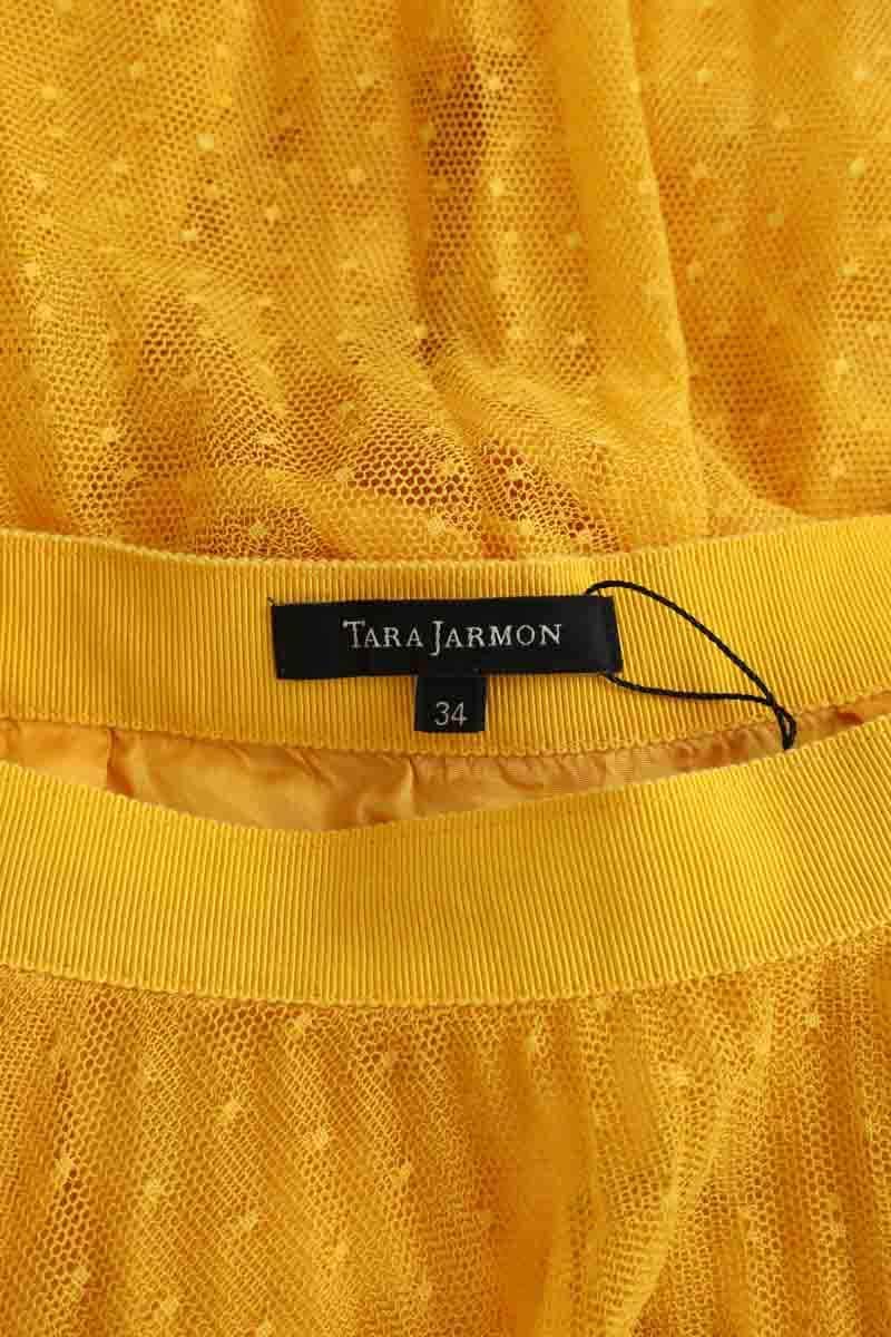 Jupe Tara Jarmon Jaune en Synthétique