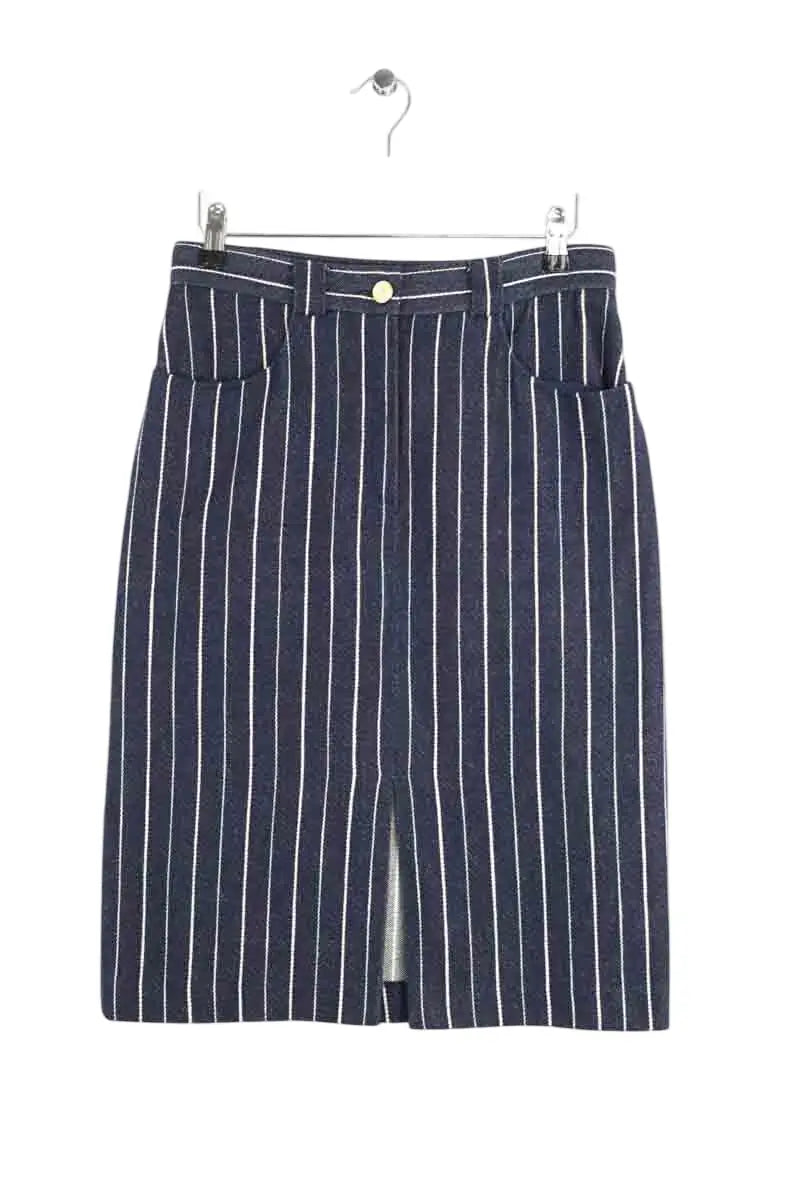 Jupe Tara Jarmon Rock Bleu en Coton, taille S - Seconde Main
