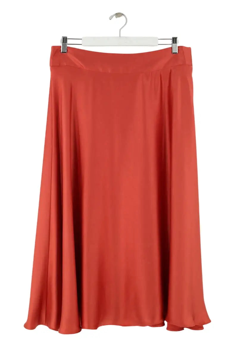Jupe Tara Jarmon Rouge en Synthétique, taille XL - Seconde Main