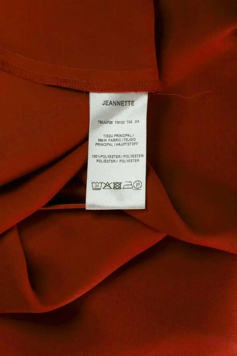 Jupe Tara Jarmon Rouge en Synthétique