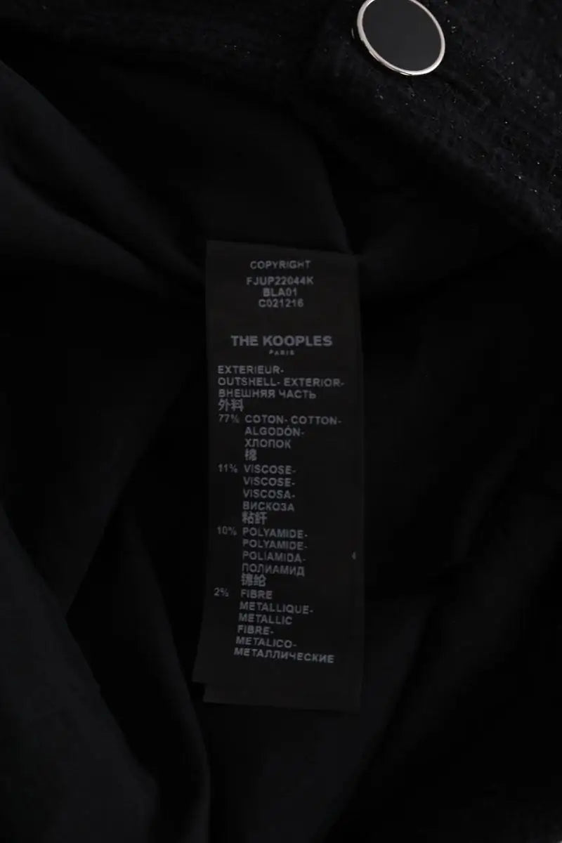 Jupe The Kooples Noir en Coton