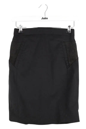 Jupe The Kooples Noir en Laine, taille XS - Seconde Main