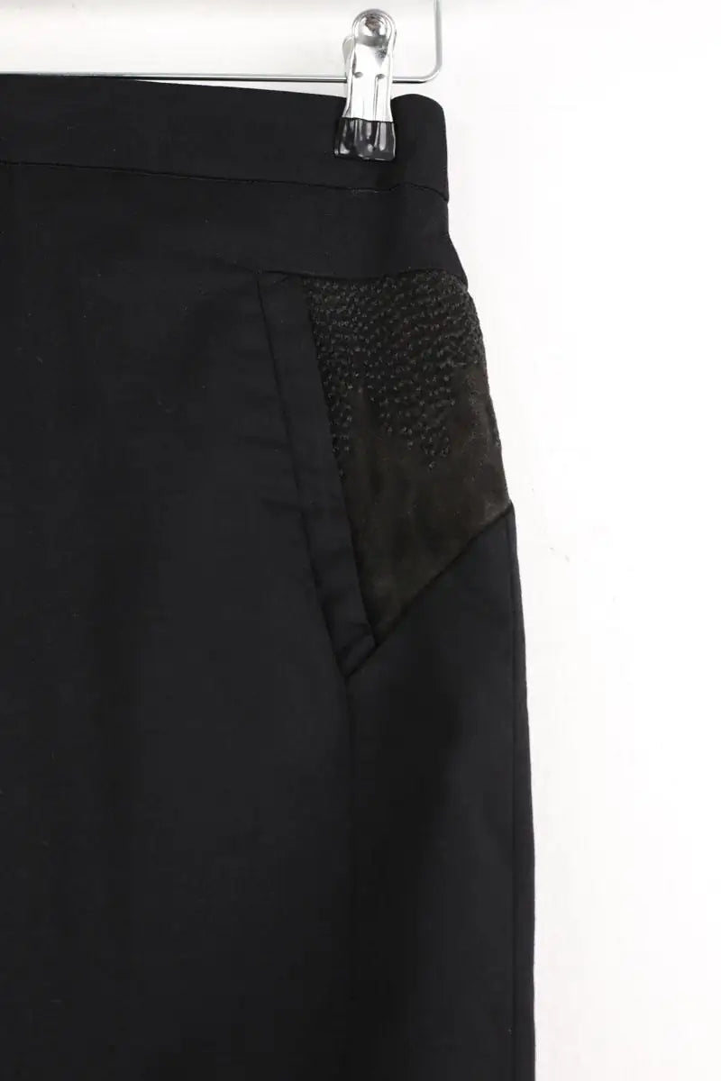 Jupe The Kooples Noir en Laine