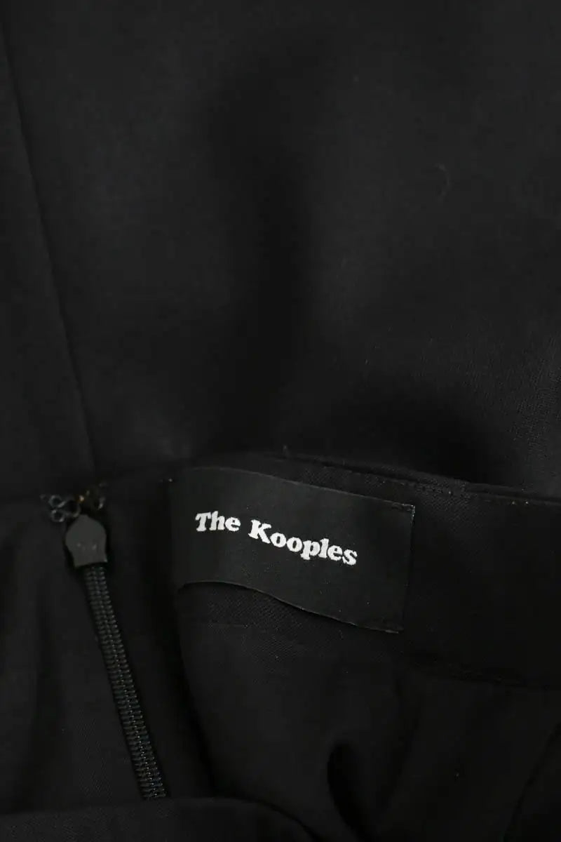Jupe The Kooples Noir en Laine