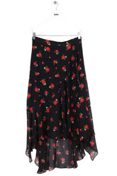 Jupe The Kooples Noir en Soie, taille M - Seconde Main