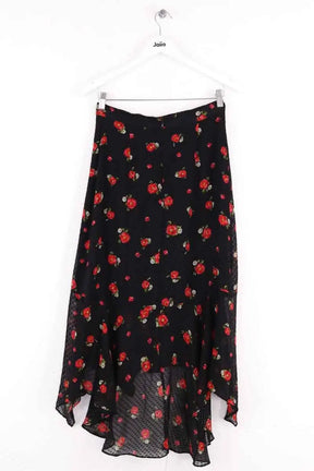 Jupe The Kooples Noir en Soie