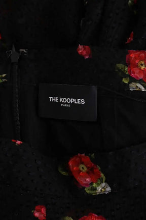 Jupe The Kooples Noir en Soie