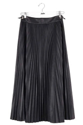 Jupe The Kooples Noir en Synthétique, taille S - Seconde Main