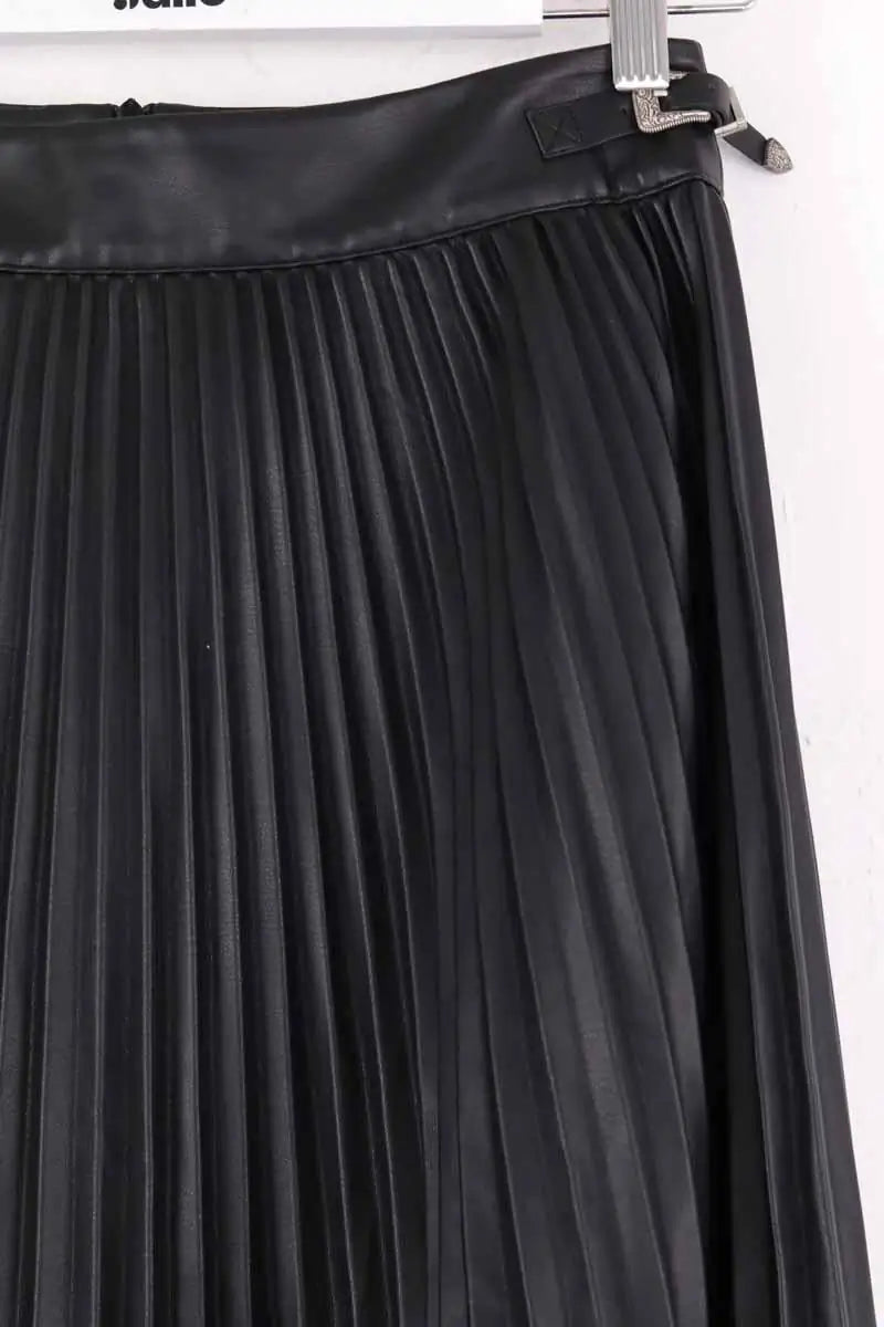 Jupe The Kooples Noir en Synthétique