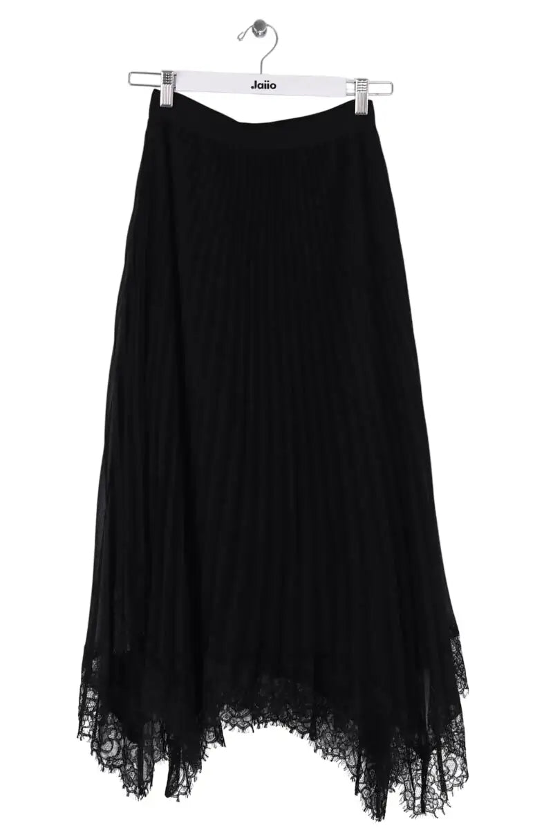 Jupe The Kooples Noir en Synthétique, taille S - Seconde Main