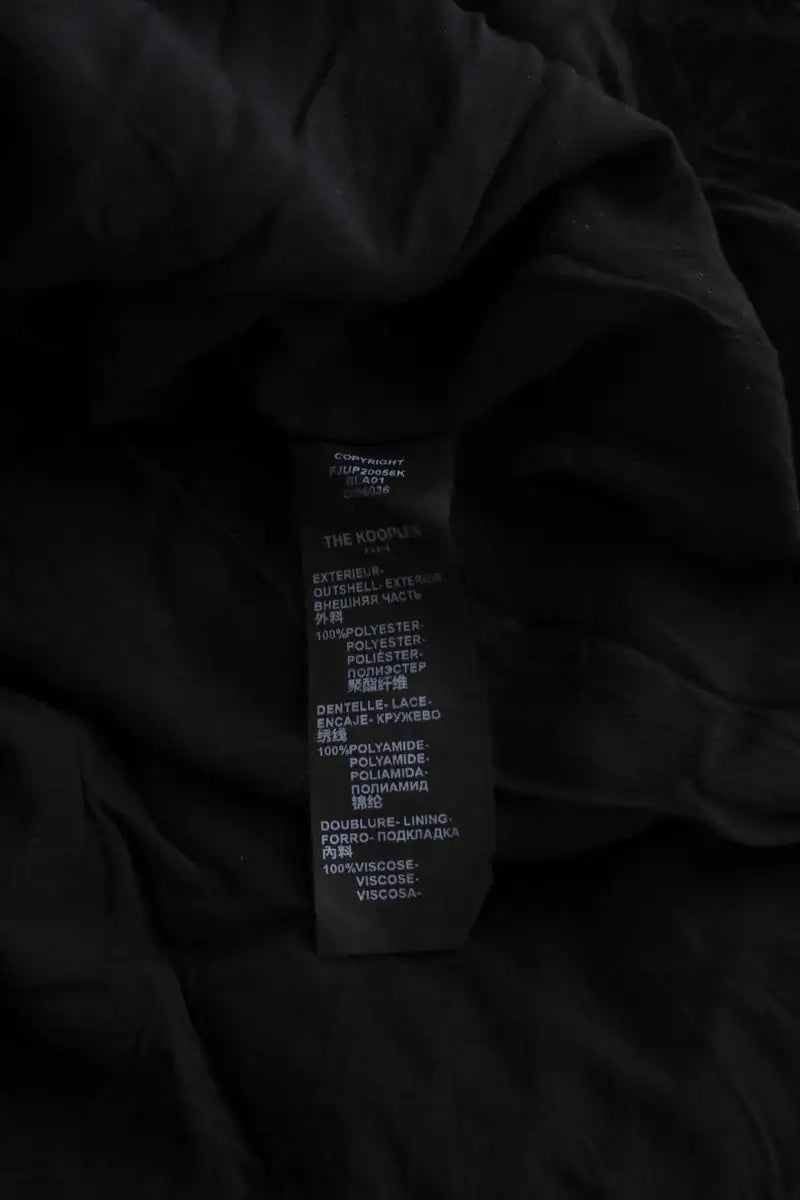 Jupe The Kooples Noir en Synthétique