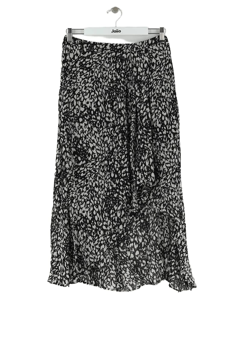 Jupe The Kooples Noir en Viscose, taille L - Seconde Main