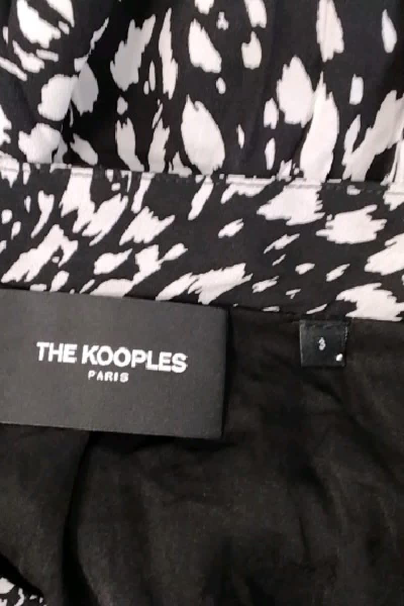 Jupe The Kooples Noir en Viscose