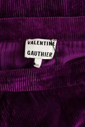 Jupe Valentine Gauthier Violet en Viscose