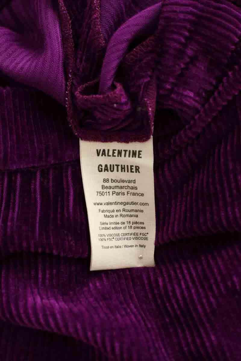 Jupe Valentine Gauthier Violet en Viscose