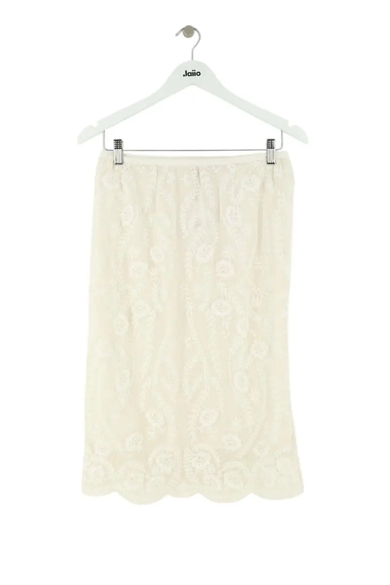 Jupe Vanessa Bruno Blanc en Soie, taille S - Seconde Main