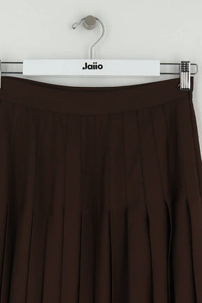 Jupe Vanessa Bruno Marron en Viscose