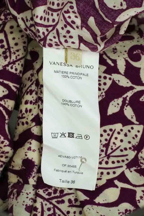 Jupe Vanessa Bruno Violet en Coton