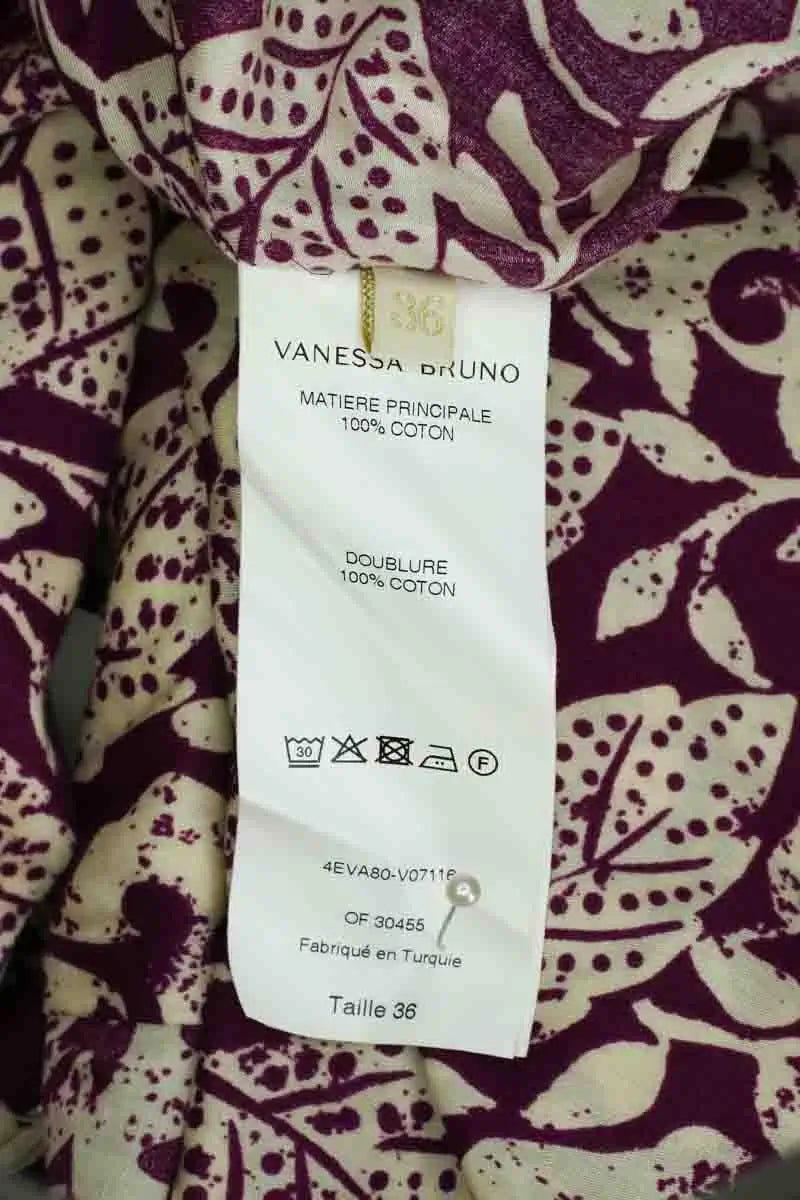 Jupe Vanessa Bruno Violet en Coton