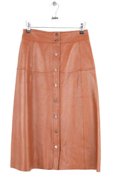 Jupe Vanessa Seward Marron en Cuir, taille M - Seconde Main