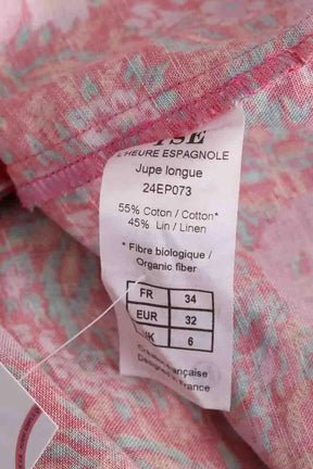 Jupe Ysé Rose en Coton